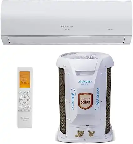 Ar-condicioado Split Inverter 12000 Btus Springer Midea Airvolution Connect High Wall