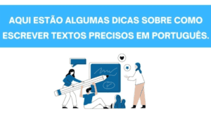 como escrever em português