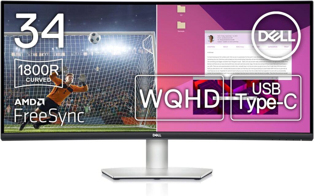 Monitor Dell WQHD 34"