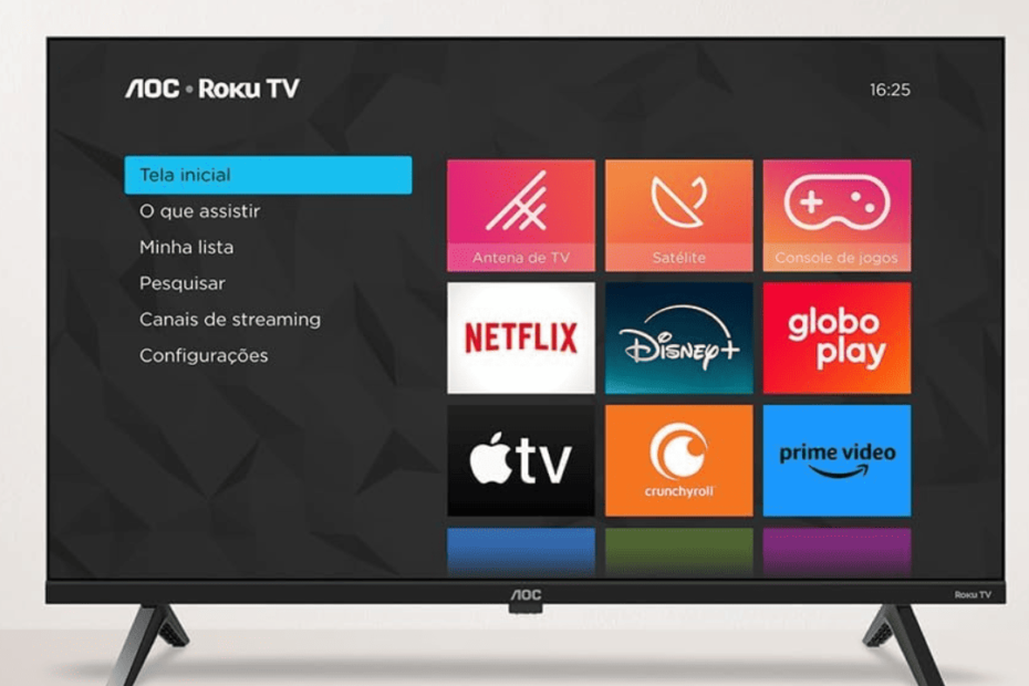 Smart TV 43" AOC Roku TV 43S5045/78G é Boa? Vale a Pena