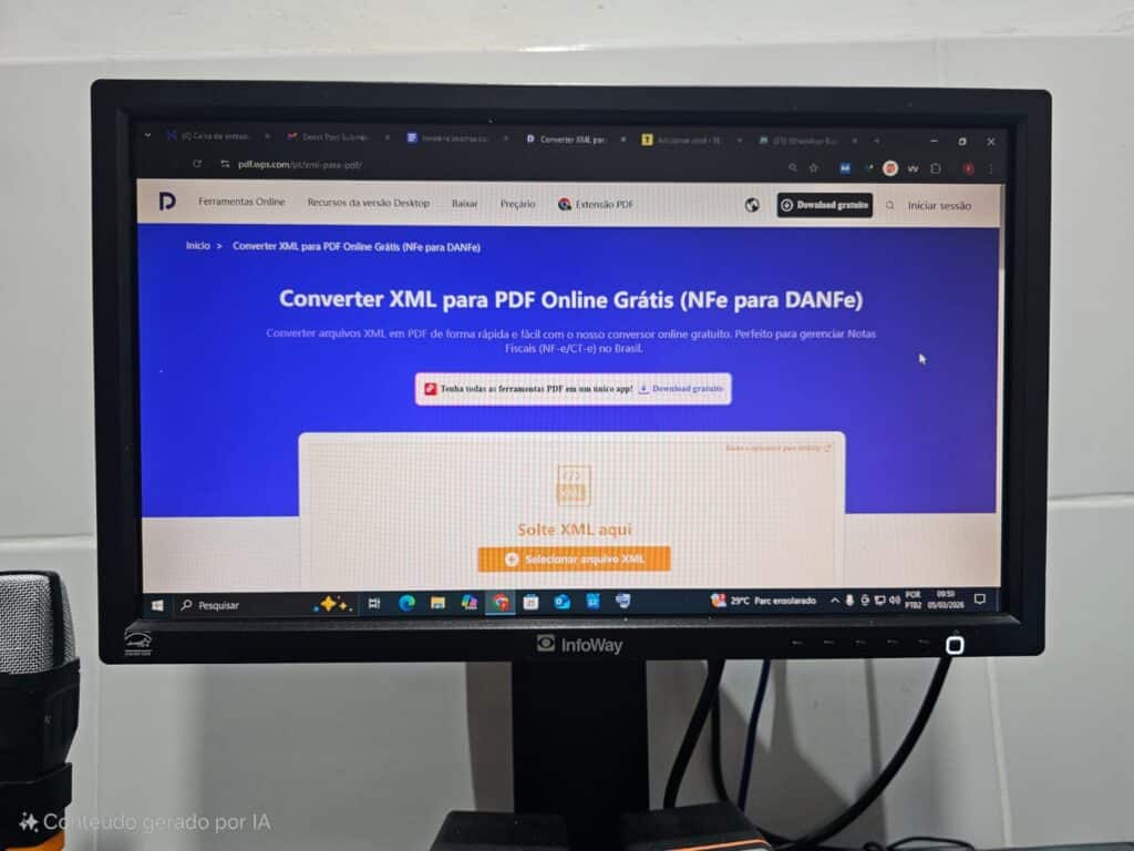 Os melhores conversores gratuitos de XML para PDF para arquivos grandes